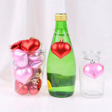 NNETM 36-Piece Heart Shaped Ornaments Set – Pink & Red