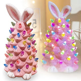 NNETM Easter Bunny Night Light with Uplight for Tabletop