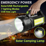 NNETM Solar Multi-Functional Flashlight Camping Lamp