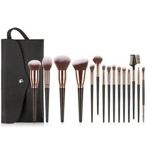 NNETM Professional 15-Piece Pro Brush Set for Flawless Makeup Artistry