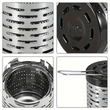NNETM Camping Mini Heating Stove - Stainless Steel Grill Stove