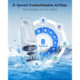 NNETM Standing Tower Fan Smart Oscillating Quiet Floor Fan
