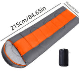 NNETM 1pc Cold Weather & Warm Lightweight Compact Sleeping Bag - Orange