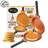 NNETM Deluxe Copper Titanium Pancake & Omelette Pan