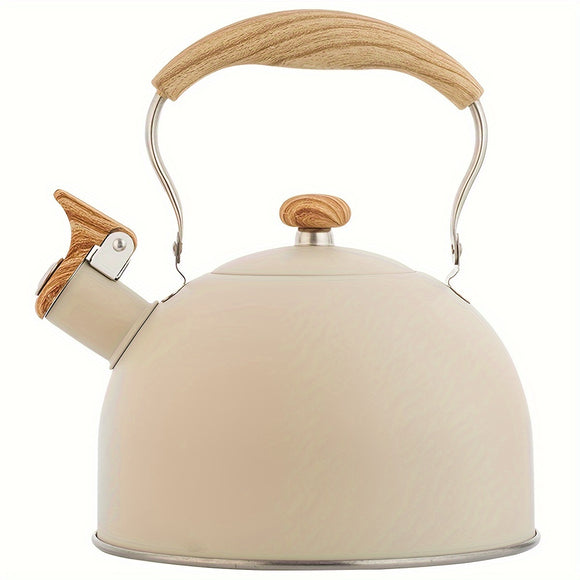 NNETM Kettle Creamy White with Wood Handle