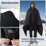 NNETM 2-in-1 Wearable Camping Blanket
