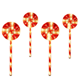 NNETM Luminous Lollipops: Festive Christmas Garden Lights Set