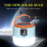 NNETM LED Solar Camping Lantern Rechargeable Portable Outdoor Light