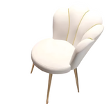 NNEOBA Modern Nordic Velvet Dressing Chair - Bedroom & Living Room Furniture
