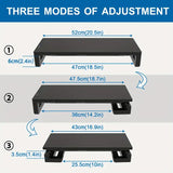 NNETM Ultimate Monitor Stand Riser: USB Hub, Data Port, and TYPE-C Charging Powerhouse