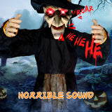 NNETM Motion-Activated Witch Sound Sensing Halloween Decoration