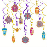 NNETM 12pcs Ramadan Eid Mubarak Party Decorations Set