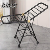 NNETM 3-Tier Folding Stainless Steel Laundry Drying Rack