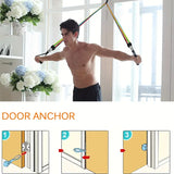 NNETM 16pcs Resistance Bands Set with Handles - 5 Tube Fitness Bands