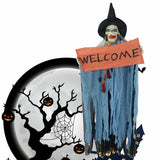 NNETM Halloween Motion Activated Witch Decoration
