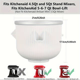 NNETM Ice Cream Attachment with Stand Mixers
