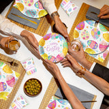 NNETM 140pcs Easter Party Supplies Set for 20 Guests