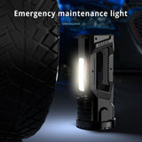 NNETM Camping Spotlight USB Rechargeable Flashlight