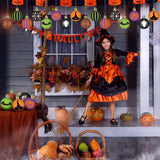 NNETM Halloween Tree Ornaments Spooky Baubles Set (24pcs)