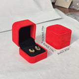 12-Piece Velvet Ring Gift Box Set – Elegant Jewelry Display & Storage Boxes