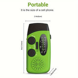 NNETM Portable Emergency Radio with Power Bank & Flashlight