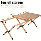 NNETM Wooden Charm Meets Outdoor Freedom in This Versatile Table