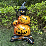NNETM Halloween Witch Hat Pumpkin Cat Balloon Decor Set
