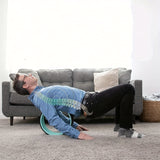 NNETM 3pcs Premium TPE Yoga Stretching Wheel Set(Black)