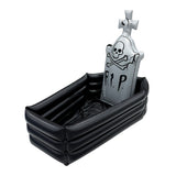 NNETM Inflatable Skull Tombstone Ice Bar Halloween Prop