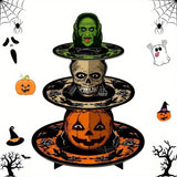 NNETM Halloween Cake Stand Tiered Dessert Display