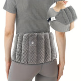 Microwavable Lower Back Heat Pack with Adjustable Strap