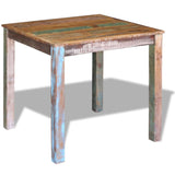 NNEDPE Dining Table Solid Reclaimed Wood 80x82x76 Cm