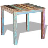 NNEDPE Dining Table Solid Reclaimed Wood 80x82x76 Cm