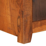 NNEDPE Nightstand Solid Acacia Reclaimed Wood