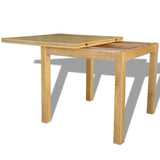 NNEDPE Extendable Table Oak 170x85x75 Cm