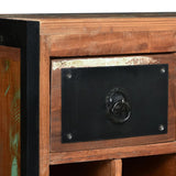 NNEDPE Wine Rack For 16 Bottles Solid Reclaimed Wood