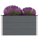 NNEVL Garden Raised Bed WPC 100x50x54 cm Grey