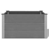 NNEVL Garden Raised Bed WPC 100x50x54 cm Grey