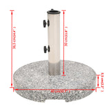 NNEVL Parasol Base Granite Round 20 kg