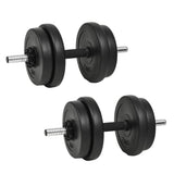NNEVL 14 Piece Dumbbell Set 20 kg