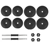 NNEVL 14 Piece Dumbbell Set 20 kg