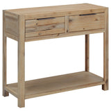 NNEDPE Console Table 82x33x73 Cm Solid Acacia Wood