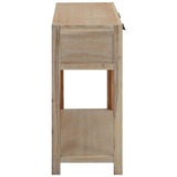 NNEDPE Console Table 82x33x73 Cm Solid Acacia Wood