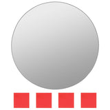 NNEVL 7 Piece Wall Mirror Set Round Glass