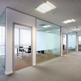 NNEVL Window Film Frosted Stripes Design 0,9x5 m PVC