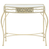 NNEDPE Side Table French Style Metal 82x39x76 Cm Gold