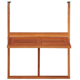 NNEVL Hanging Balcony Table 64.5x44x80 cm Solid Acacia Wood