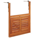 NNEVL Hanging Balcony Table 64.5x44x80 cm Solid Acacia Wood