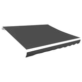 NNEVL Awning Top Sunshade Canvas Anthracite 450x300 cm