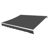 NNEVL Awning Top Sunshade Canvas Anthracite 450x300 cm